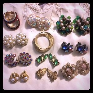 Vintage Clip-on Earrings